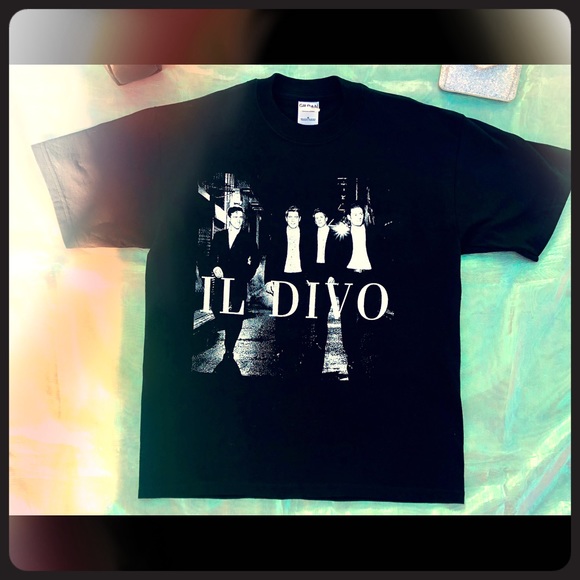 VINTAGE IL DIVO WORLD 2006 CONCERT TSHIRT SZ M - Picture 1 of 10